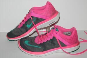 Nike FS Lite Run 3 Running Shoes, #807145-011, Pink/Gry/Blue, Women's US Size 9